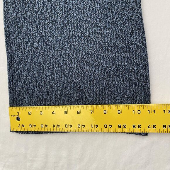 Athleta Reverie Wide Leg Lounge Pants Womens Medium Blue Heather Sweater Knit - Picture 4 of 13